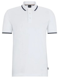 boss polo parlay 190 λευκο