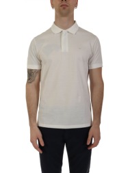 emporio armani polo logo υπολευκο