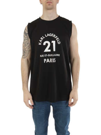 karl lagerfeld tank top logo μαυρο σε προσφορά
