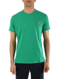 u.s. polo assn t-shirt mick logo πρασινο
