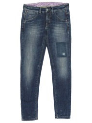 nine-in-the-morning παντελονι jeans skin sensation patch φθορες μπλε