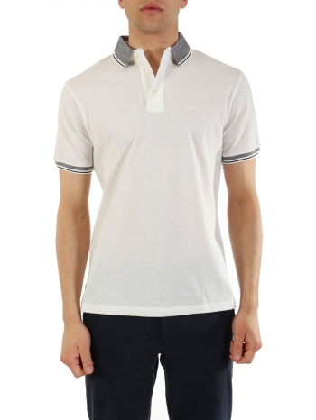 emporio armani polo logo λευκο σε προσφορά