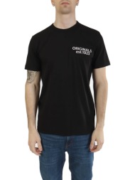 colmar t-shirt frida regular fit logo μαυρο