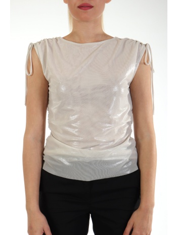 marella monochrome μπλουζα amadeus σουρα πλαι μεταλλιζε σε προσφορά