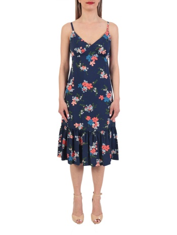 michael kors φορεμα τιραντα βολαν μπλε σε προσφορά