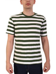 gant t-shirt ριγε stripe ss πρασινο