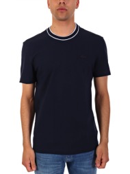 lacoste t-shirt regular fit logo μπλε
