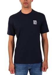 lacoste t-shirt unisex classic fit logo μπλε