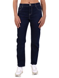 emporio armani παντελονι jeans j 36 regular fit logo denim μπλε