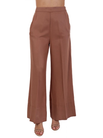 pinko παντελονα paolina twll lyocell reddish καφε σε προσφορά