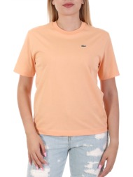 lacoste t-shirt logo relaxed fit πορτοκαλι