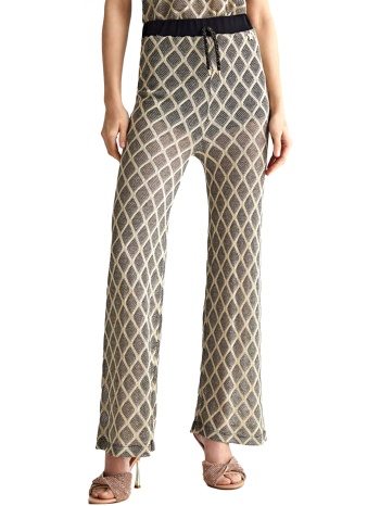 liu-jo beachwear παντελονι all over print μαυρο-χρυσο σε προσφορά