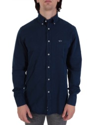 paul&shark πουκαμισο button down jeans μπλε