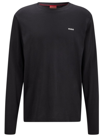 hugo t-shirt derol222 μαυρο