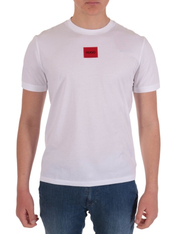 hugo t-shirt diragolino212 logo λευκο σε προσφορά