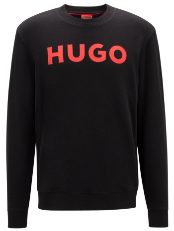 hugo φουτερ crew neck dem μαυρο