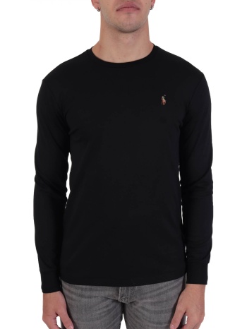 ralph lauren t-shirt custom slim fit μαυρο σε προσφορά