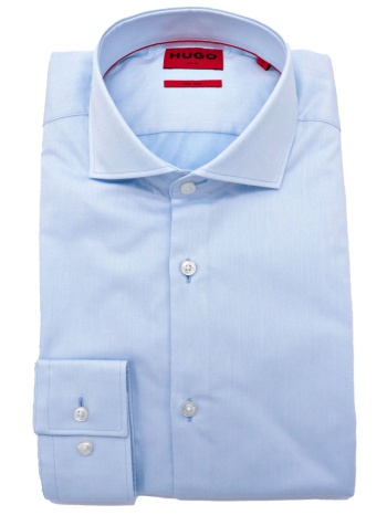 hugo πουκαμισο kason easy iron σιελ