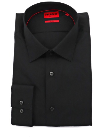 hugo πουκαμισο modern fit easy iron valerio μαυρο σε προσφορά