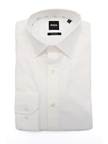 boss πουκαμισο μικροσχεδιο regular fit stretch easy iron