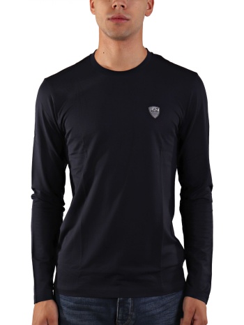 armani 7 t-shirt logo μπλε σε προσφορά