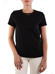 elisabetta franchi t-shirt κολιε μαυρο
