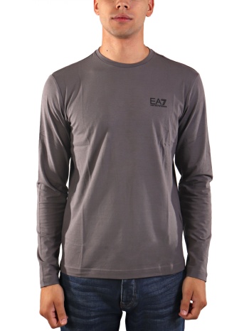 armani 7 t-shirt logo volcanic γκρι σε προσφορά