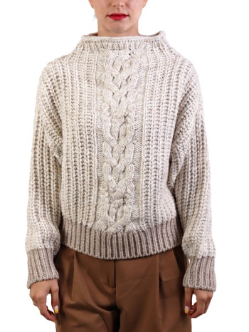 liu-jo πλεκτο λουπετο μπεζ σε προσφορά