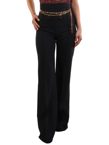 elisabetta franchi παντελονα ζωνη αλυσιδα μαυρο σε προσφορά