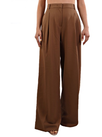 liu-jo παντελονι chino με πιετες καφε σε προσφορά