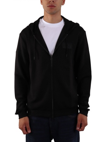 armani 7 φουτερ ziphood logo μαυρο σε προσφορά