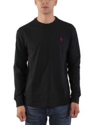 ralph lauren t- shirt classic fit logo μαυρο