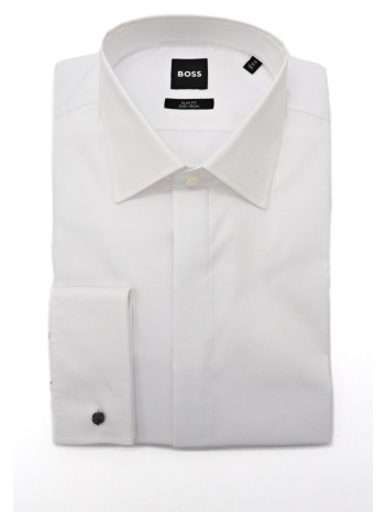 boss πουκαμισο μανικετοκουμπο slim fit easy iron