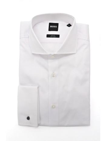 boss πουκαμισο μανικετοκουμπο slim fit easy iron