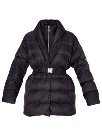 liu jo μπουφαν φουσκωτο κουκουλα πετο σκουρο μπλε σε προσφορά