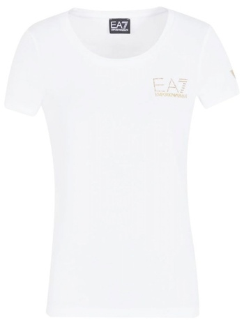 armani 7 t-shirt λαιμοκοψη logo λευκο σε προσφορά
