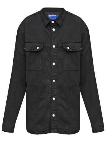 karl lagerfeld jeans μπουφαν jacket klj mix material μαυρο σε προσφορά