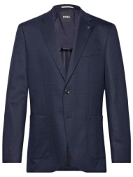 boss σακακι regular fit h-janson-233 μπλε