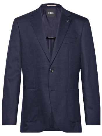 boss σακακι regular fit h-janson-233 μπλε