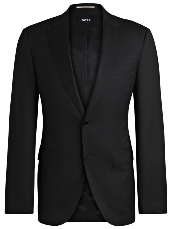 boss σακακι κοστουμιου regular fit h-jeckson-b1 μαυρο