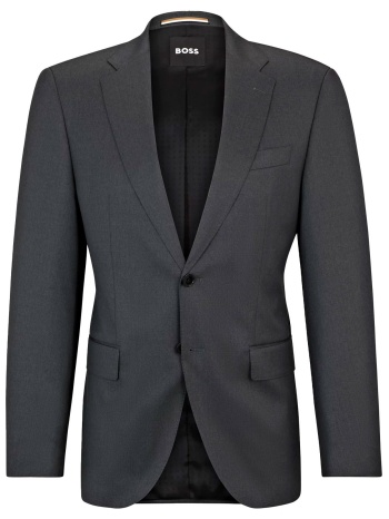 boss σακακι κοστουμιου regular fit h-jeckson-b1 γκρι