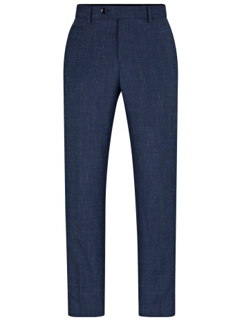 boss παντελονι chino μικροσχεδιο slim fit h-genius-243 μπλε