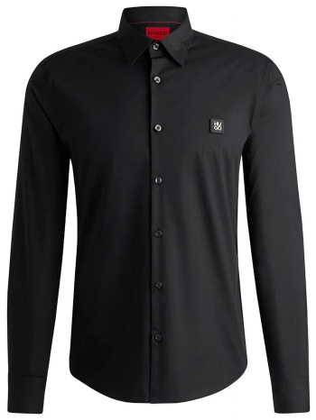 hugo πουκαμισο ermo logo μαυρο
