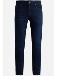 boss παντελονι jeans h-delaware slim fit μπλε