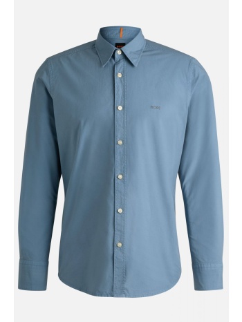 boss casual πουκαμισο regular fit relegant 6 m μπλε