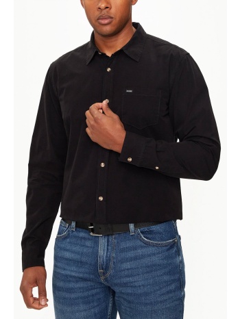 guess jeans πουκαμισο slim fit logo μαυρο σε προσφορά