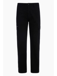 guess jeans παντελονι cargo μαυρο