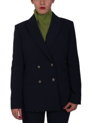 marella emme σακακι sonno σταυρωτο σκουρο μπλε