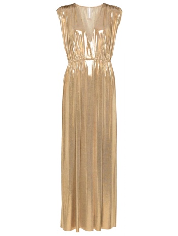 norma kamali φορεμα athena gown χρυσο σε προσφορά