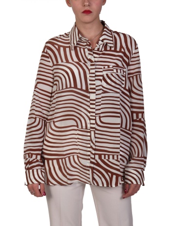 marella 1 πουκαμισο natante ριγες καφε/εκρου σε προσφορά